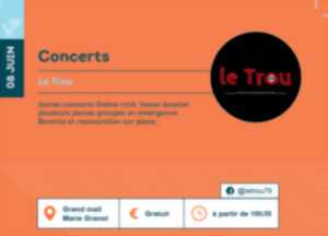 photo Concerts gratuits - Le Trou