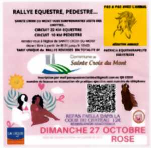 Rallye équestre et pédestre pour Octobre rose