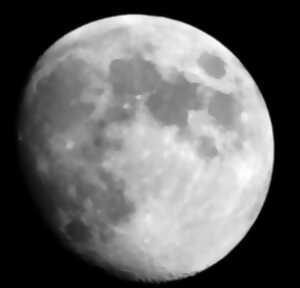 Les cratères de la lune