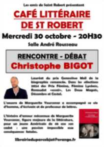 photo Café littéraire avec Christophe Bigot