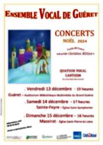 Concert de Noël de l'Ensemble Vocal de Guéret