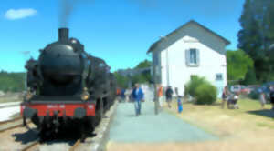 Train touristique à vapeur en Limousin