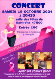 Concert Octobre Rose avec les Milla's Band