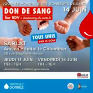 Don du sang : Journée Mondiale des donneurs de sang
