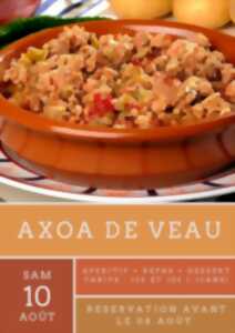 Repas Axoa de veau