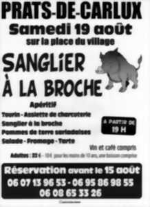 photo Sanglier à la broche