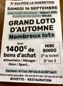 Grand Loto d'automne