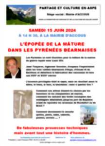 Conférence partage et culture : L’épopée de la mâture dans les Pyrénées béarnaises