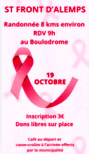 Octobre Rose Saint Front d'Alemps