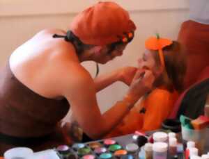 Atelier maquillage Halloween au Château de Duras