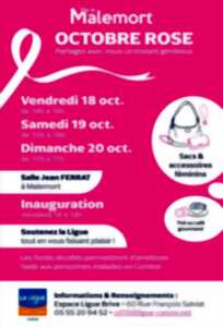 photo Octobre Rose : vente de sacs et accessoires