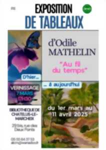 Exposition de Tableaux d'Odile MATHELIN