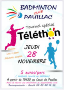 photo Tournoi de badminton spécial Téléthon