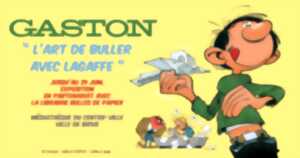 photo Exposition: Gaston, l'art de buller avec lagaffe (Médiathèque centre ville)