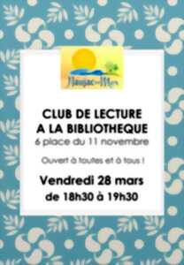 photo Club de lecture à la bibliothèque