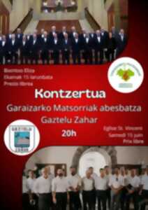 Concert avec Gaztelu Zahar