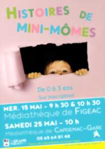 Histoires de Mini-Mômes, lectures d’albums théâtralisées