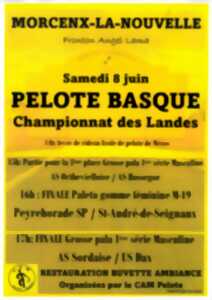 Championnat des Landes - Pelote basque