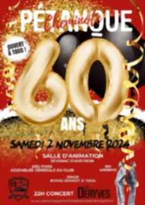 Soirée anniversaire des 60 ans de la Pétanque cheminote -  Repas et Concert à Sévérac-le-Château