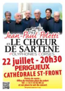 Concert - Jean-Paul Poletti - Le Choeur de Sartene