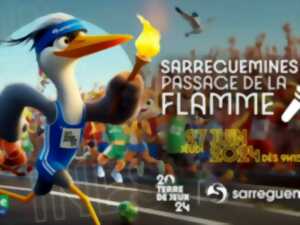 PASSAGE DE LA FLAMME OLYMPIQUE À SARREGUEMINES