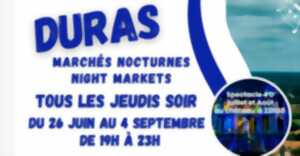 Marchés nocturnes à Duras