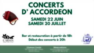 Concert d'accordéon au Château Carsin