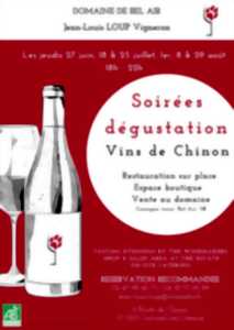 Soirées Dégustation Vins de Chinon au Domaine de Bel Air