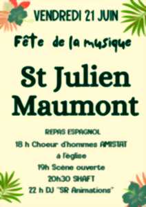 Fête de la musique à Saint-Julien-Maumont