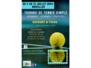 photo Tournoi de Tennis Simple