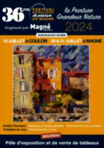 36ème édition du Festival international de peinture à Magné et Coulon