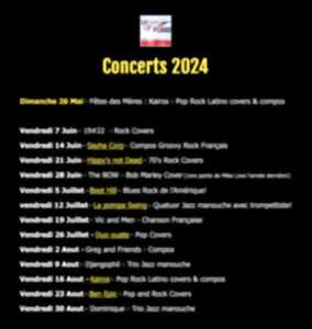 Concerts du vendredi à La Plage Guinguette