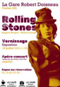 photo Vernissage exposition Rolling Stones Beggars Banquet By Michael Joseph