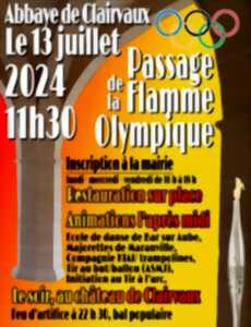 La Flamme Olympique à Clairvaux