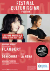 Festival Culturissimo : Lecture musicale : Marianne Denicourt et Dom La Nena - 25 juin 2024 - 20h