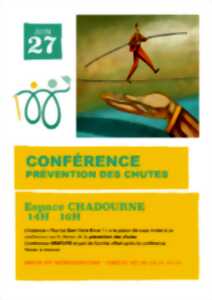 Conférence sur le thème de la prévention des chutes (Espace Chadourne)