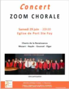 photo Concert Zoom Chorale