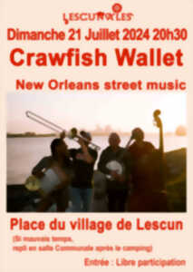 photo Les Lescunales : concert - Crawfish Wallet – New Orleans street music