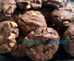 photo Atelier pâtisserie Cookies 3 chocolats
