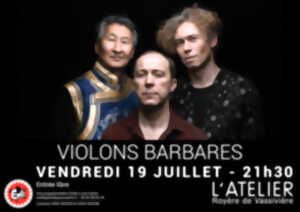 Concerts  à L'Atelier : Violons Barbares