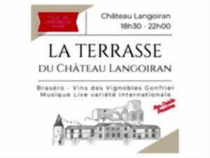 Guinguette : La terrasse du château Langoiran
