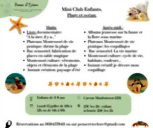 Mini club enfants : Plage et Ocean