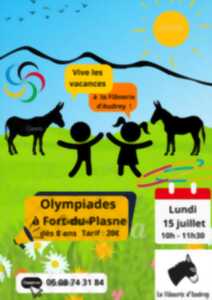 photo Olympiades avec les ânes