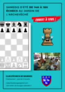 Echecs au Jardin de l'Archevêché