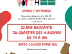 22ÈME BROCANTE DU QUARTIER DES 4 BORNES