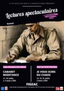 photo Figeac se souvient 1944 2024 : Lectures théâtralisées, Cabaret de la résistance