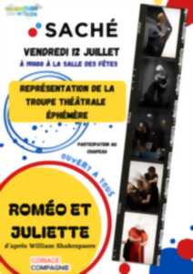 photo Représentation de la troupe théâtrale éphémère : Roméo et Juliette