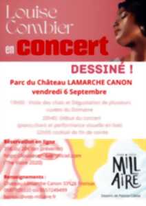 photo Louise Combier en concert au Château Lamarche Canon
