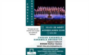 photo Concert du choeur mixte basque : Xaramela