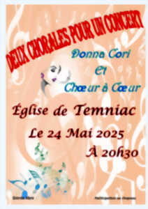 Concert Donna Cori et la Cantarelle chantent